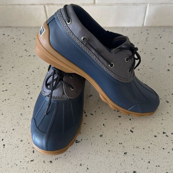 Sperry Women's Size 10 Blue Rubber Duck Boots Waterproof Rain & Snow Bootie NWOB - Picture 2 of 8